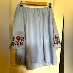 Off the shoulder blouse